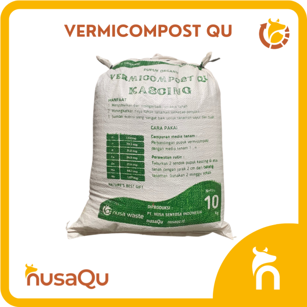 Limbah Pupuk Kascing Vermicompost 10 Kg